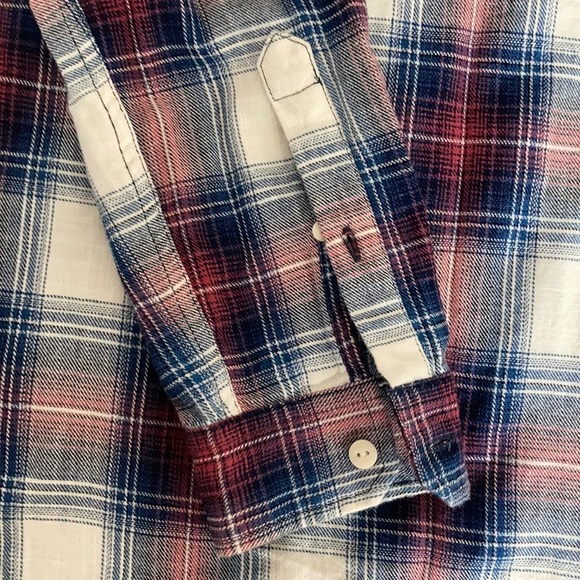 NWT Buffalo Men’s Faded Plaid Checkered Shirt - Picture 6 of 7